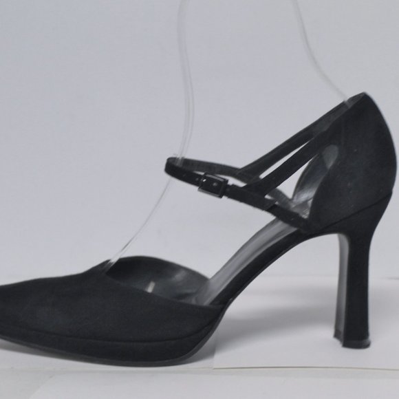 Way Sexy Suede Platform Ankle Strap Heels Shoes - Picture 7 of 11